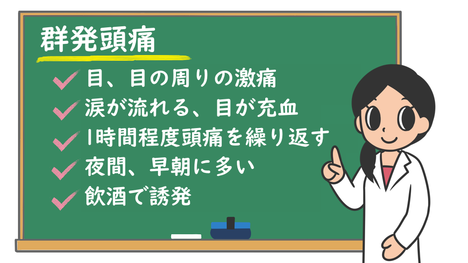 頭痛 群発 目の奥まで痛む「群発頭痛」の原因・症状・治療法 [頭痛]