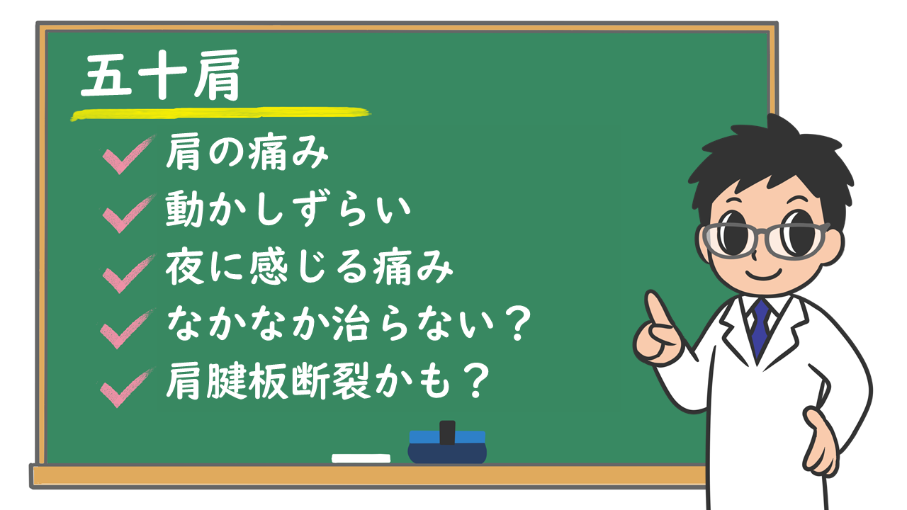 肩 腱 板 断裂 症状