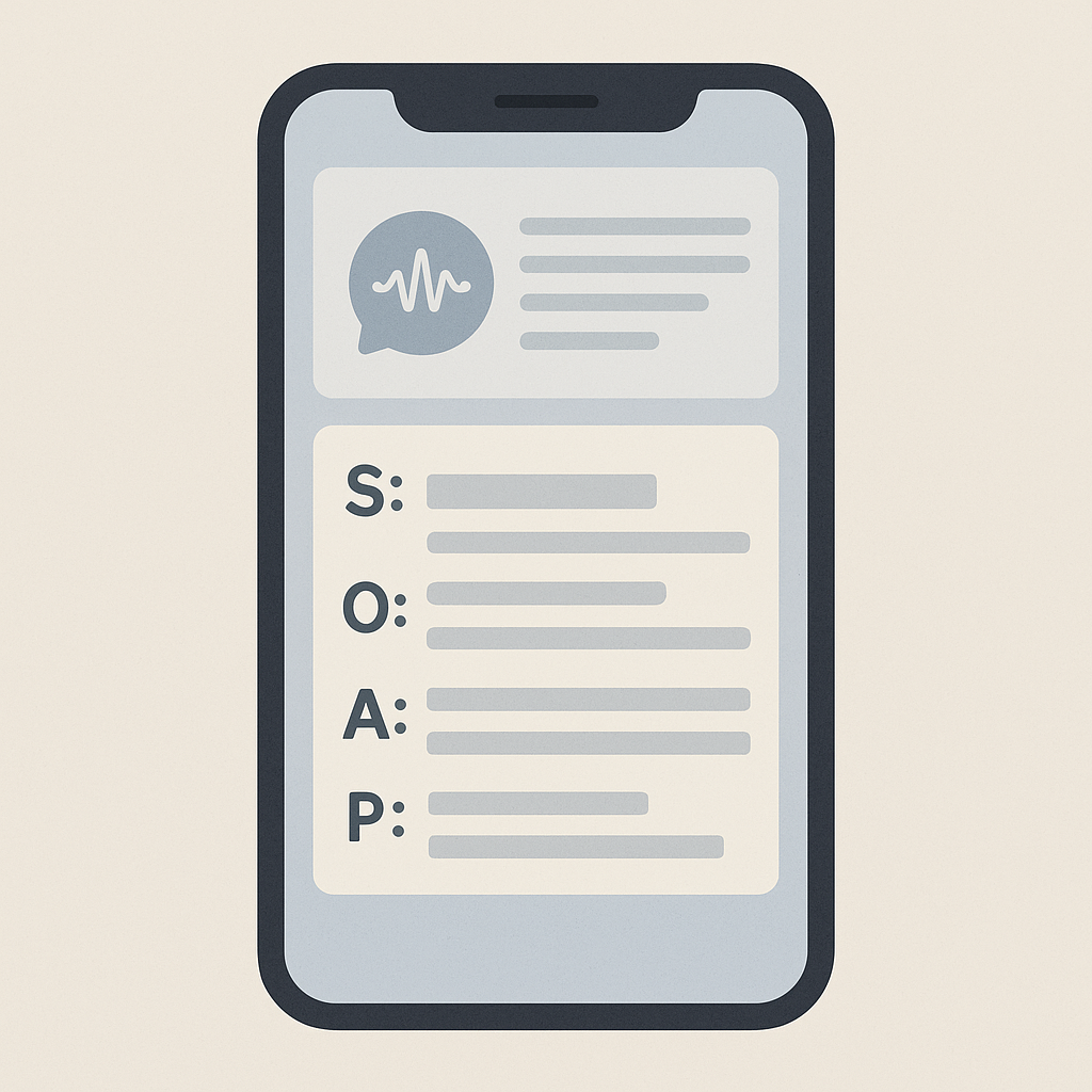 AIがカルテ下書きを自動作成